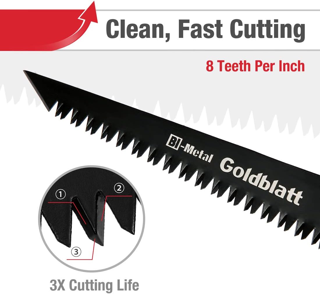 Goldblatt Folding Jab Saw Bi-Metal 8TPI