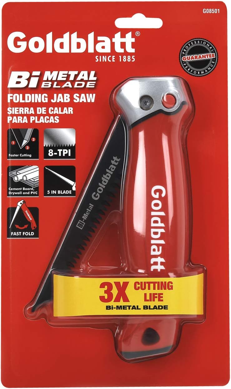 Goldblatt Folding Jab Saw Bi-Metal 8TPI