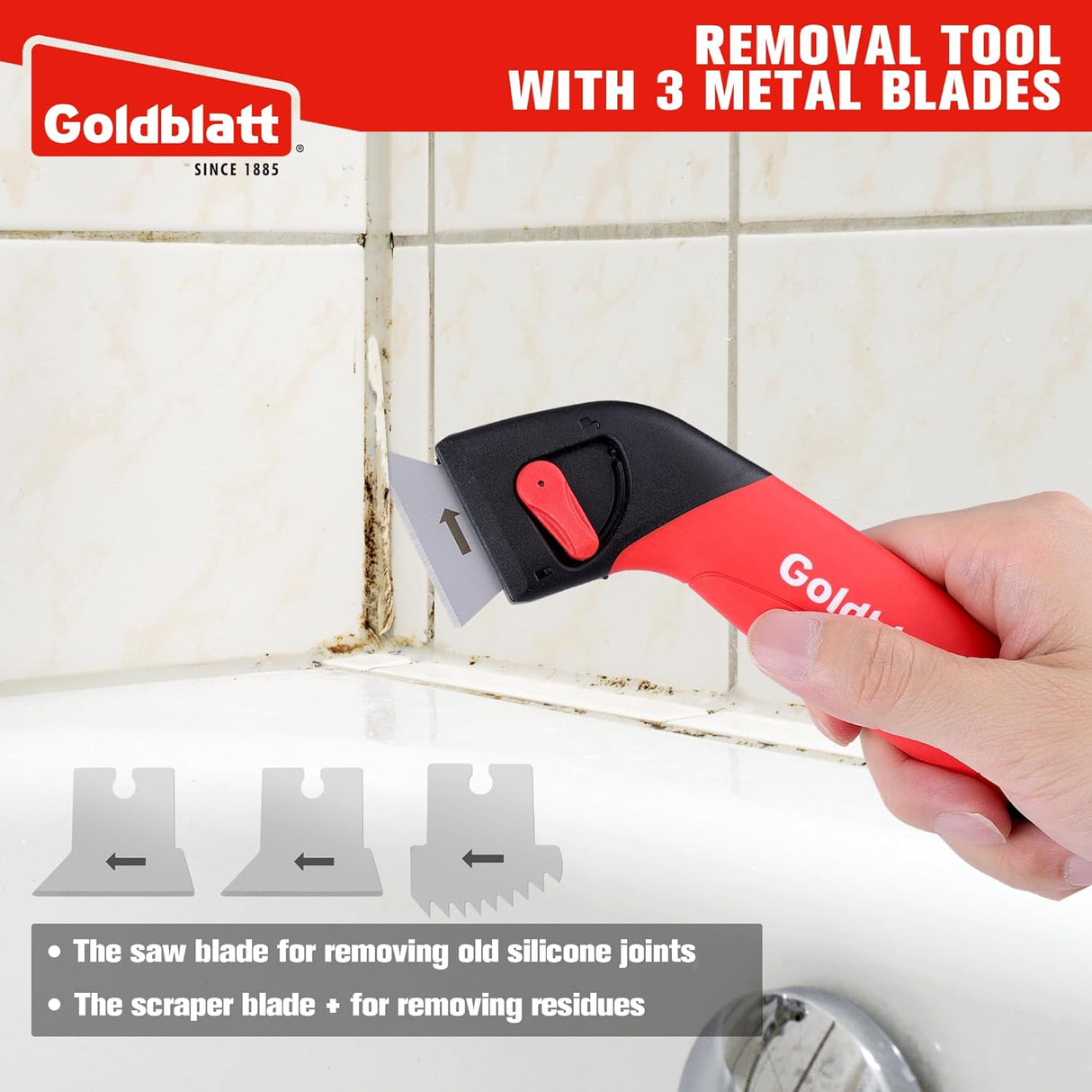 Goldblatt Caulking Tool Kit for Sealant Removal & Application