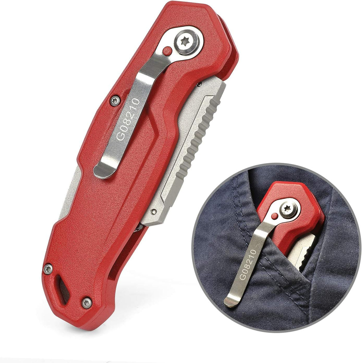 Goldblatt Heavy-Duty Folding Utility Knife with Wire Stripper