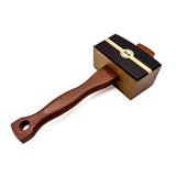 Harold & Saxon Deluxe Carpenters Mallet Coachwood and Exotic Timber Head