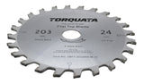 Torquata Flat Top Circular Saw Blade 203X30mm 24T 4mm Kerf