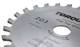 Torquata Flat Top Circular Saw Blade 203X30mm 24T 4mm Kerf