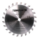 Torquata Set of 2 Flat-Top Saw Blades 8in 16mm Arbor Plus Shims