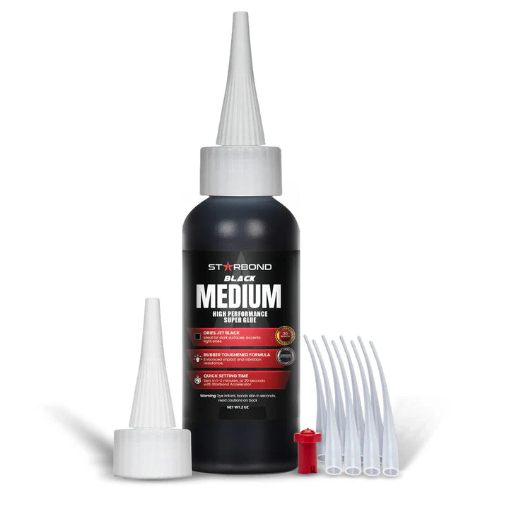 Starbond Black Medium CA Super Glue