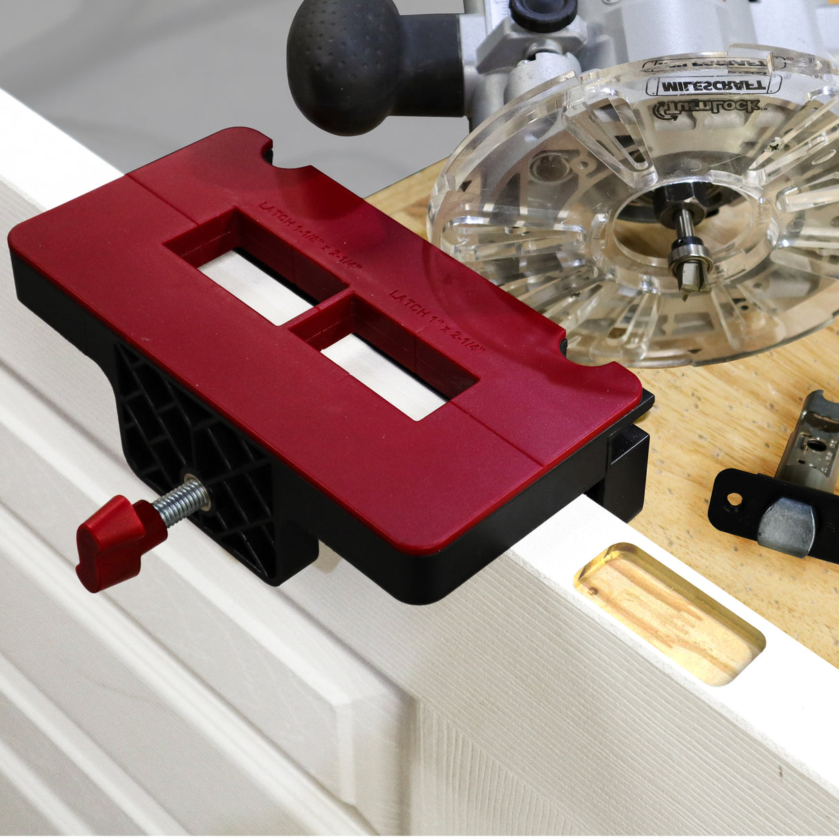 Milescraft HingeJig Self-Clamping Door Hinge & Latch Router Jig