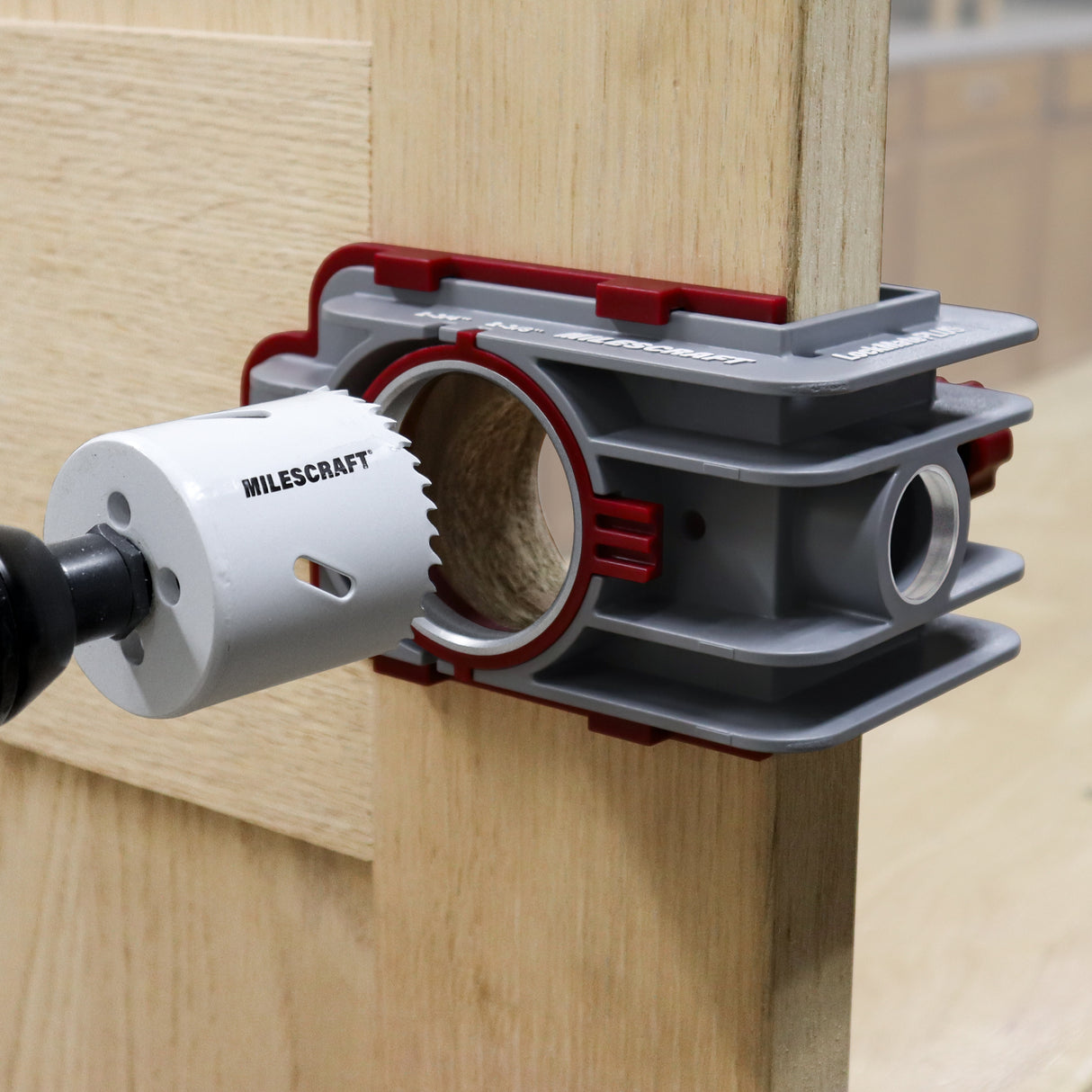 Milescraft LockMatePLUS Self-Clamping Lock & Knob Installation Jig