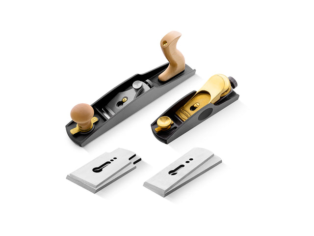 Melbourne Tool Company Low Angle Block & Jack Hand Plane Set Plus Blades