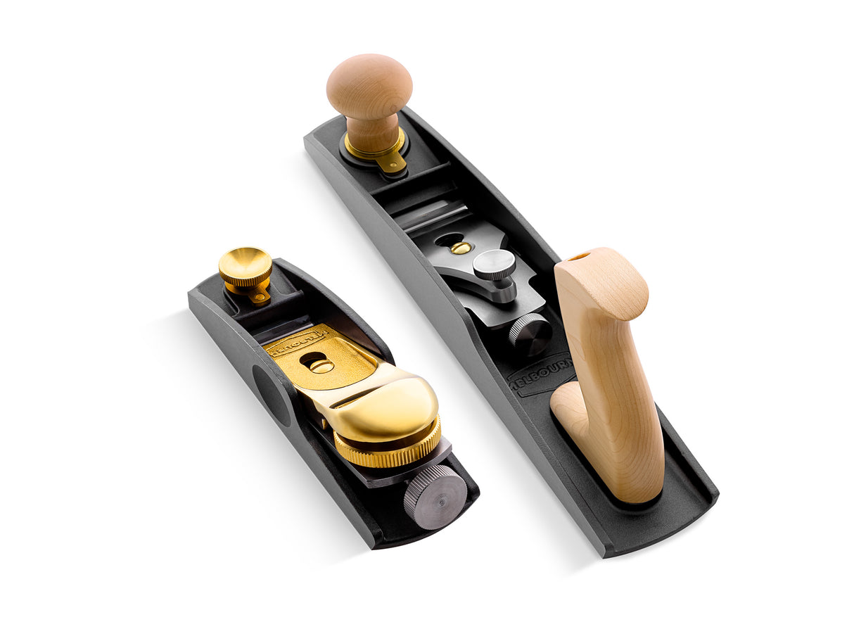 Melbourne Tool Company Low Angle Block & Jack Hand Plane Set