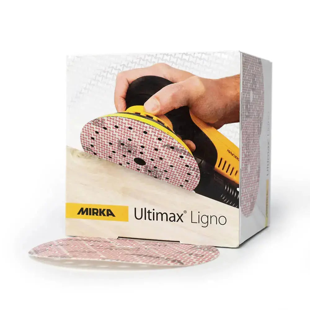 Mirka Ultimax Ligno Wood Sanding Discs 150mm Pack of 100