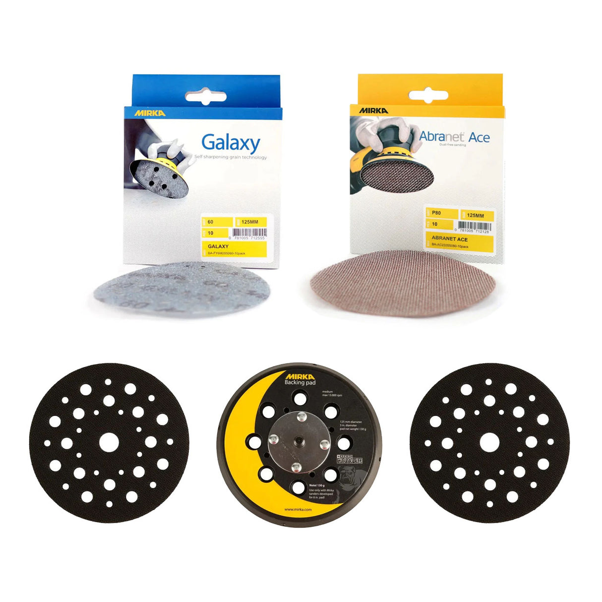 Mirka 125mm Fine/Coarse Sanding Bundle