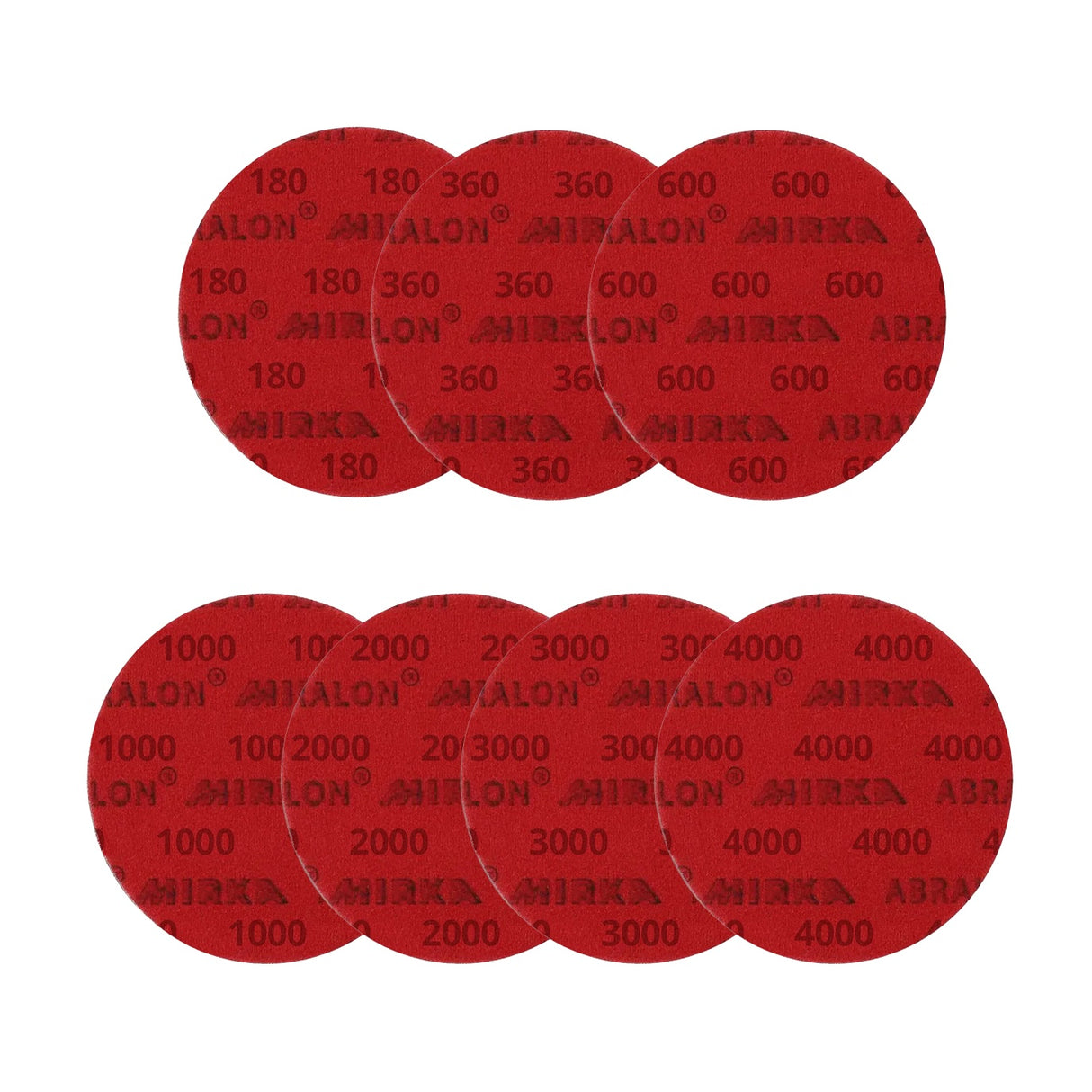 Mirka 150mm Abralon Foam Sanding Disc Bundle - 35 Discs