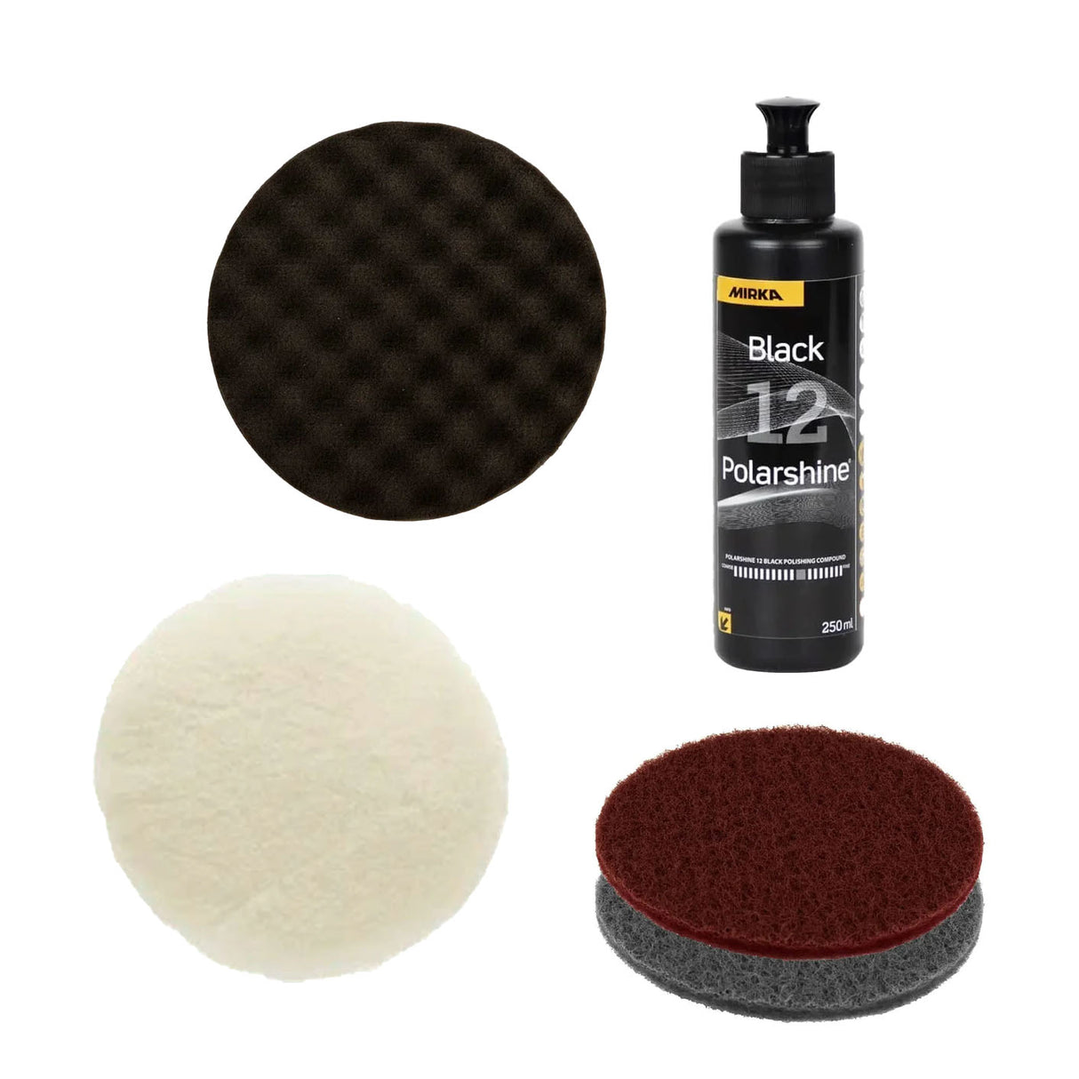 Mirka 150mm Dark Polishing Bundle