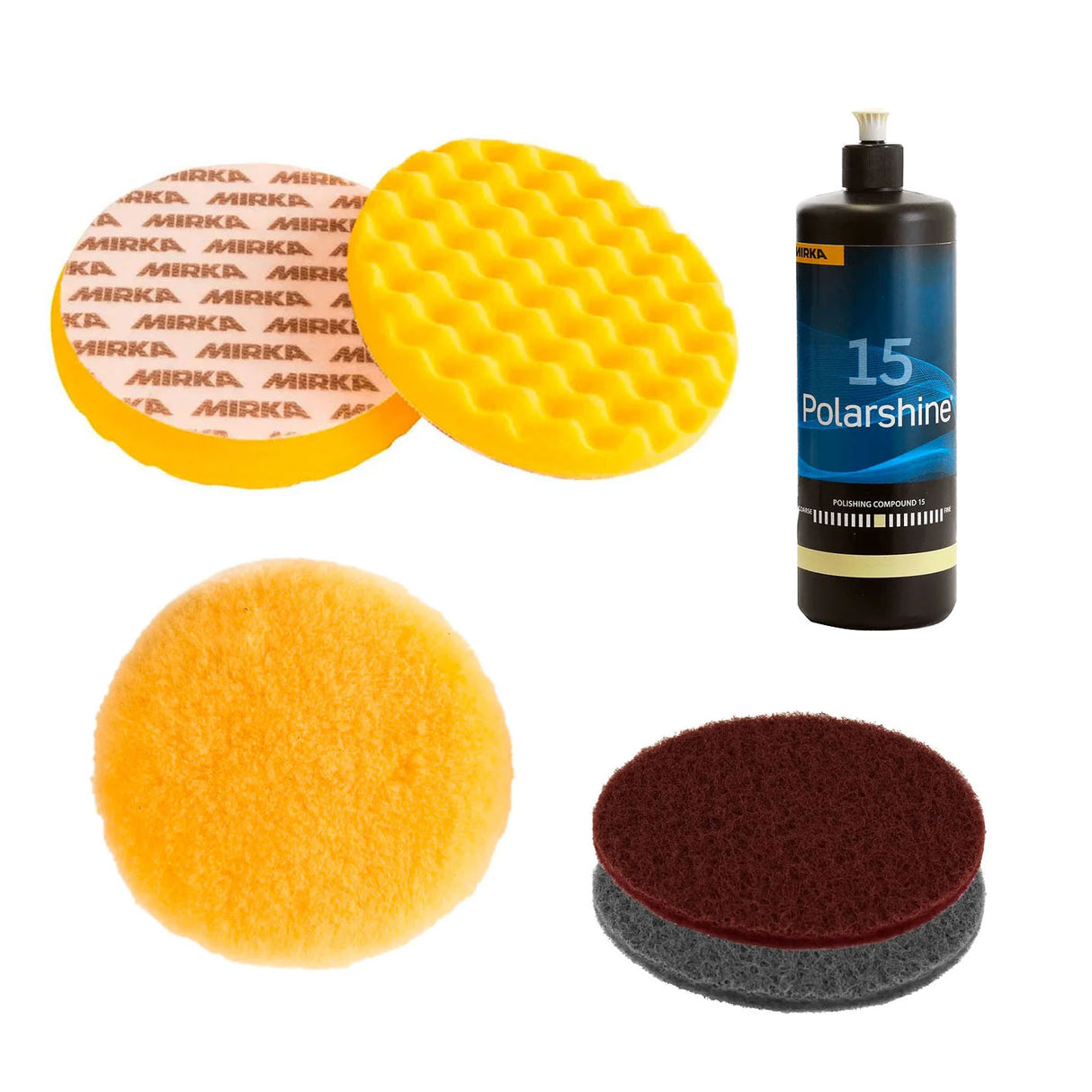 Mirka 150mm Pro Fine Grit Polishing Bundle