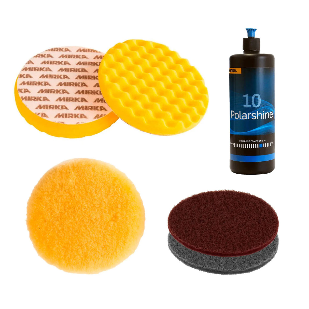 Mirka 150mm Pro Medium Grit Polishing Bundle