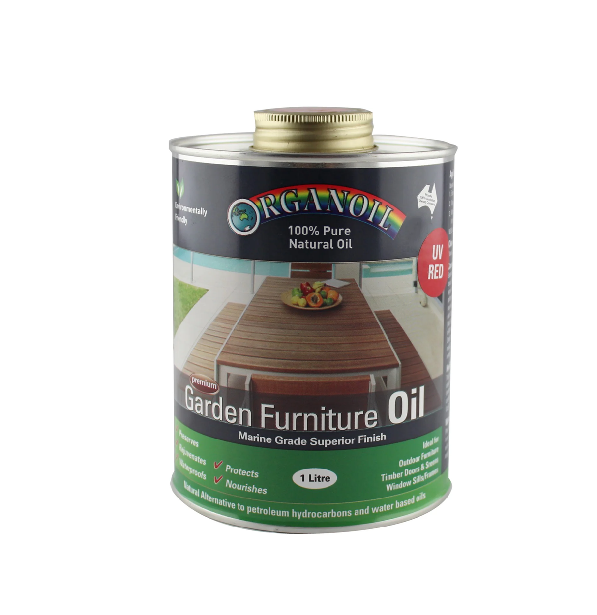 Organoil Decking Oil UV Red Exterior Finish