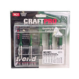 Trend CraftPro Straight Router Bits 1/2in Shank Set of 5