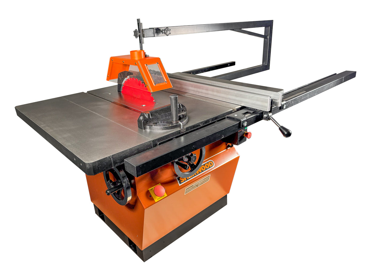 Sherwood 16in Heavy-Duty Cabinet Table Saw 7500W 3-Phase with SUVA Guard