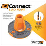 Work IQ Connect Bench Mounts for for IQ Connect Accessories