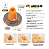 Work IQ Connect Bench Mounts for for IQ Connect Accessories