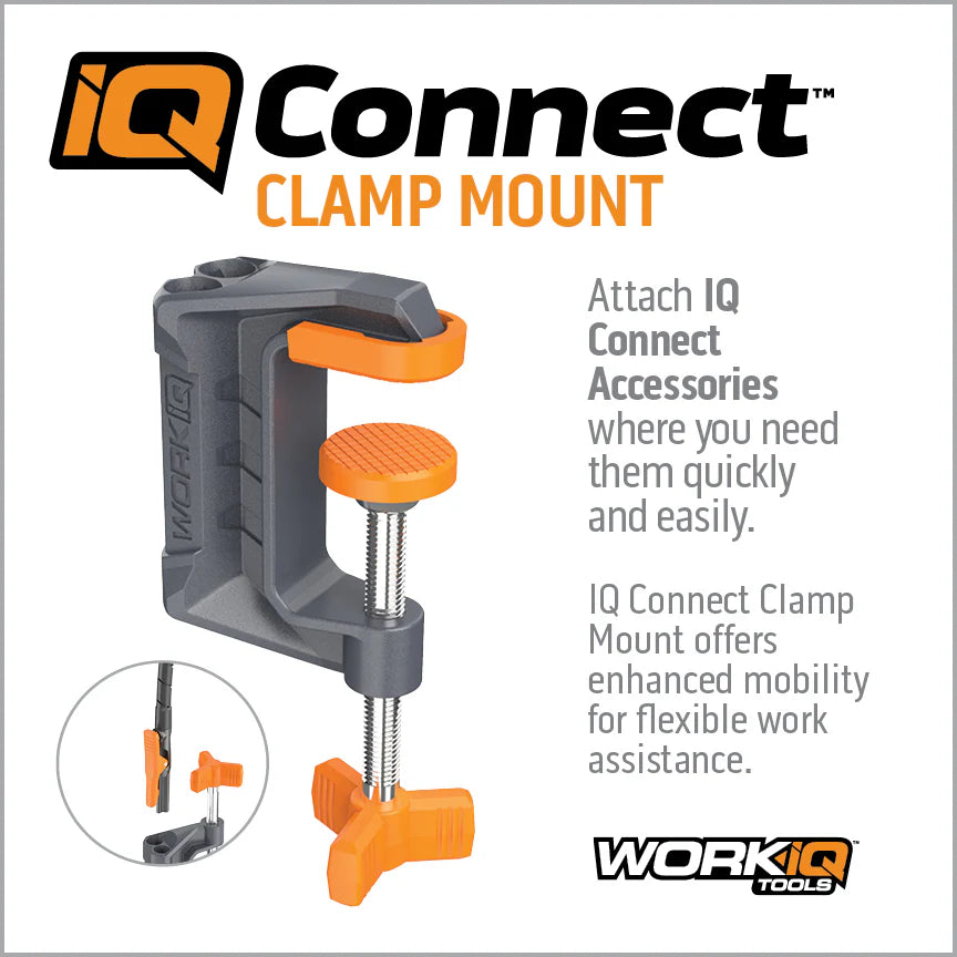 Work IQ Connect Clamp Mount for IQ Connect Accessories