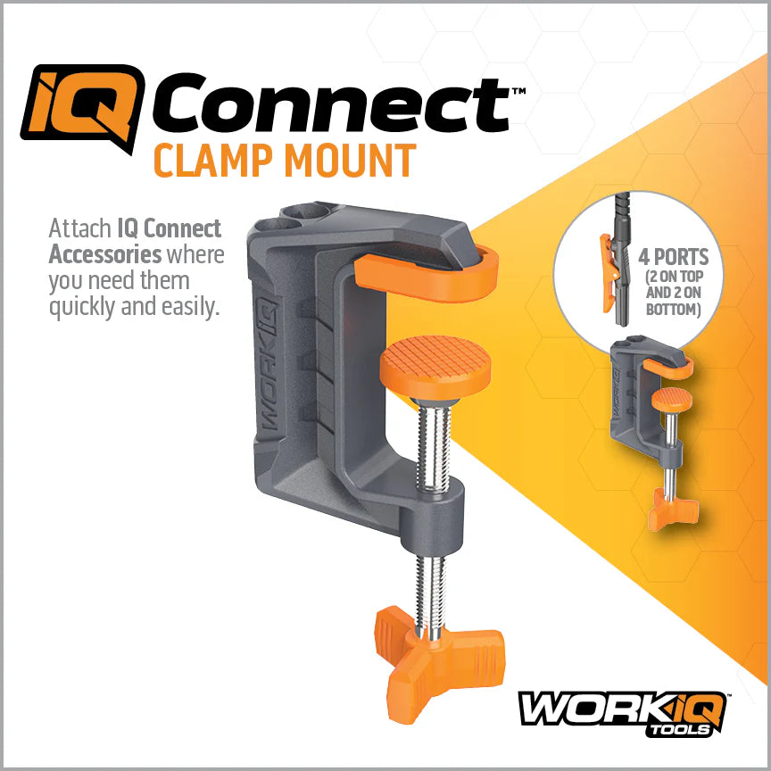 Work IQ Connect Clamp Mount for IQ Connect Accessories