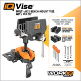 Work IQ 360° Articulating Bench Vice