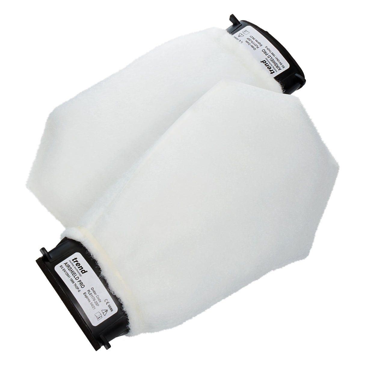 Trend Filters for Airshield Pro Respirator Face Shield Dust Mask Pack of 2