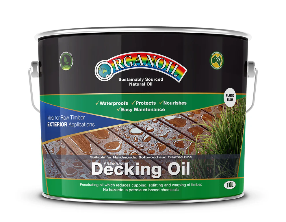 Organoil Standard Decking Oil Classic Clear Exterior Finish