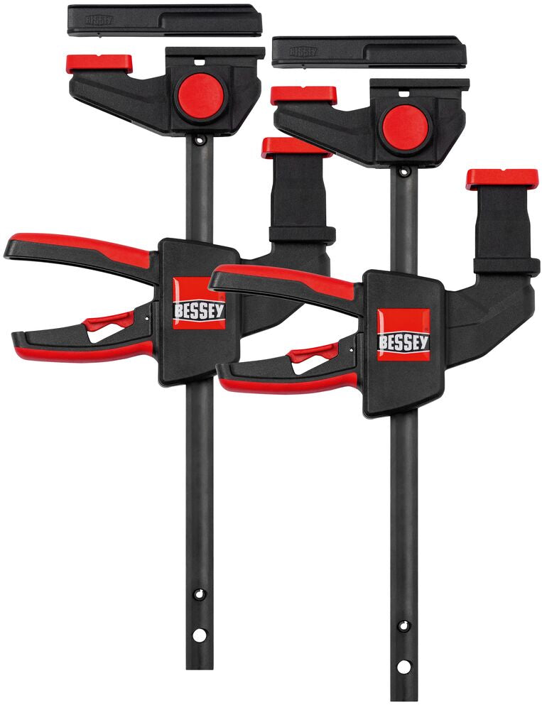 Bessey Set of 2 One-Handed Table Clamps 150mm Opening