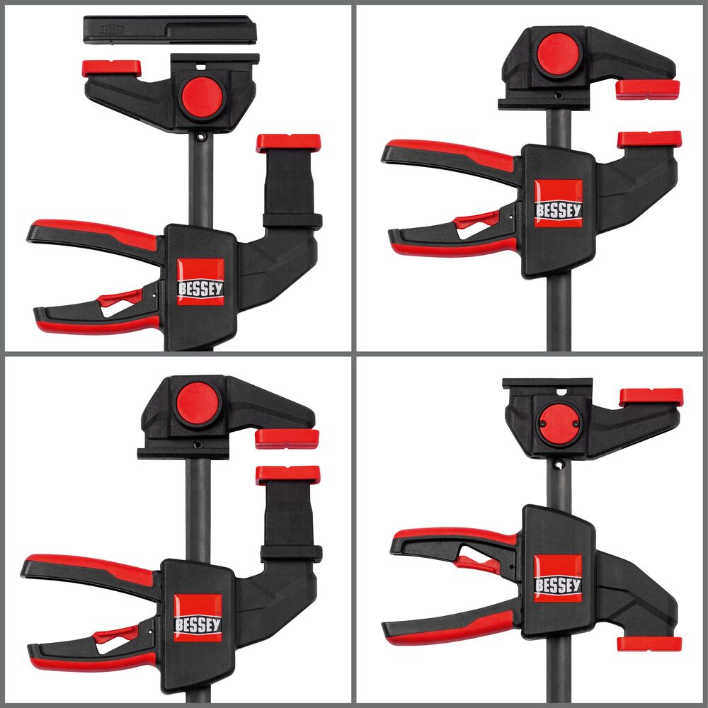 Bessey Set of 2 One-Handed Table Clamps 150mm Opening