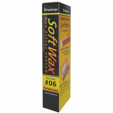 FastCap SoftWax Sticks #6 Finished Wood Putty Filler 30g