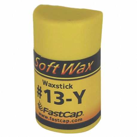 FastCap SoftWax Sticks #13-Y Yellow Finished Wood Putty Filler 30g