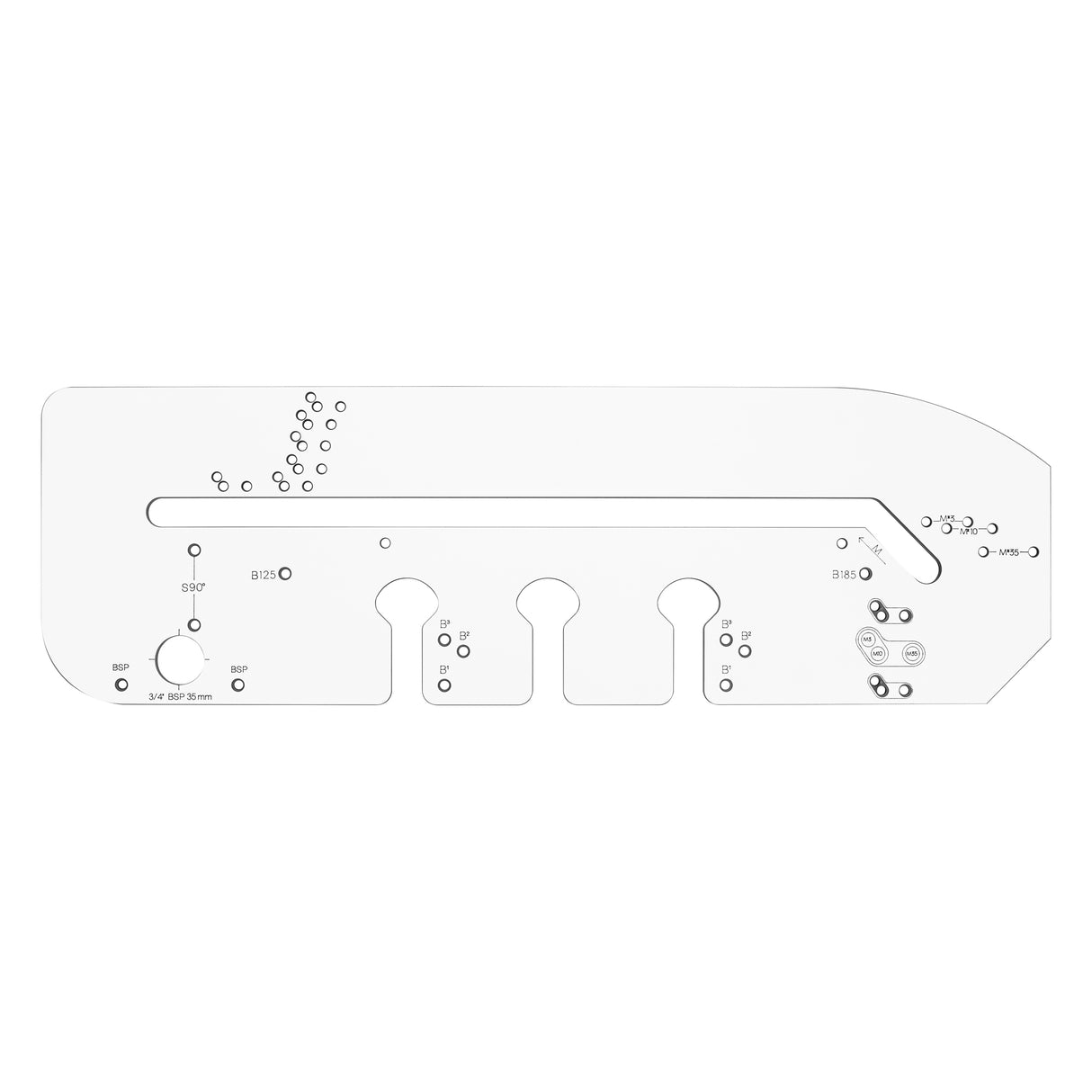 Trend 700mm Professional Kitchen Worktop Router Jig