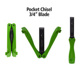 FastCap Foldable Pocket Chisel 1/4in | 6.4mm Blade