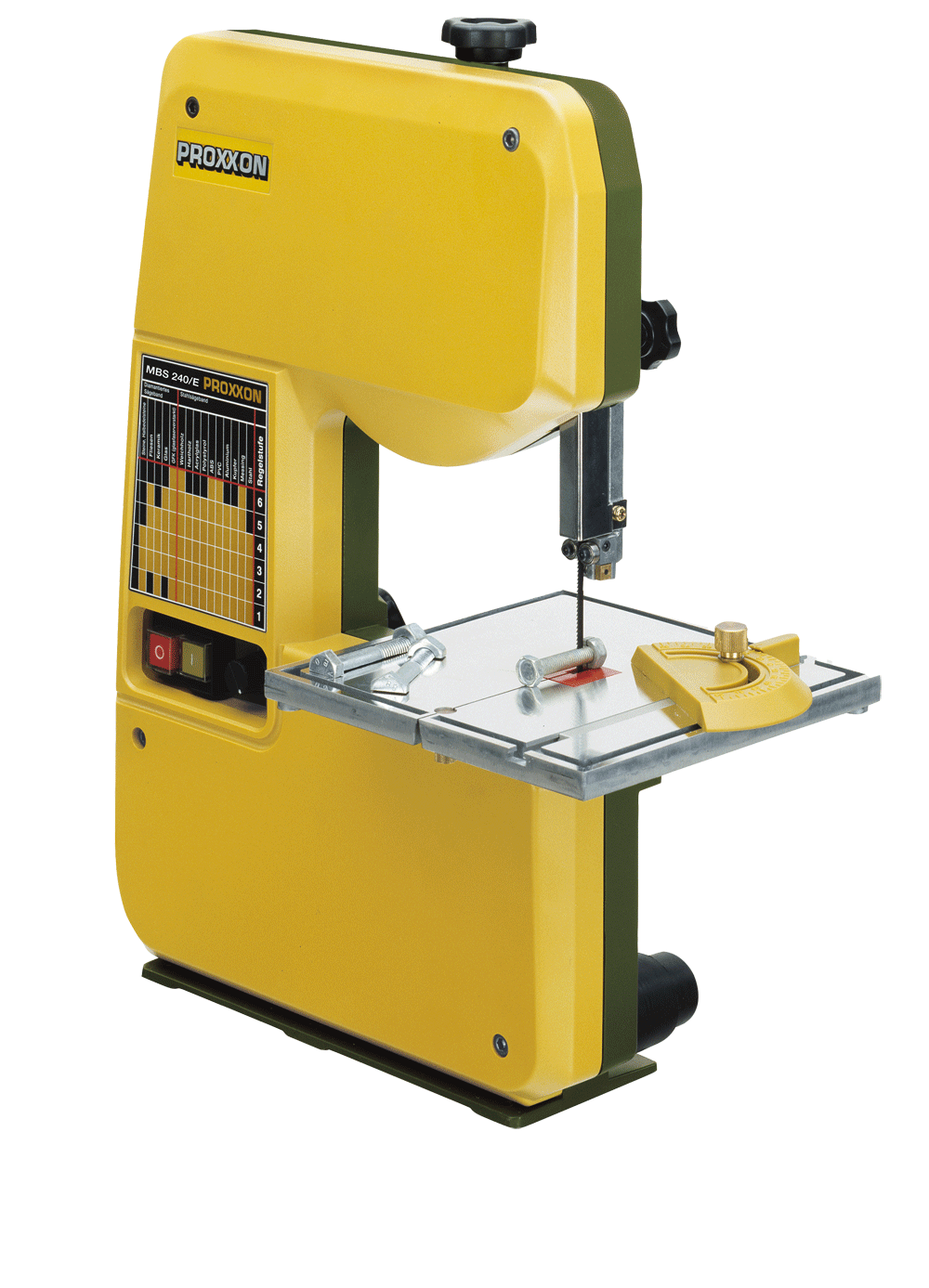 PROXXON MBS-240/E 6.5in Micro Bandsaw 85W Variable Speed