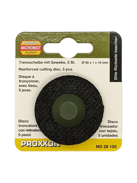 PROXXON Corundum Cutting Discs 50mm Diameter Pack of 5 Suits MICROMOT Angle Grinders