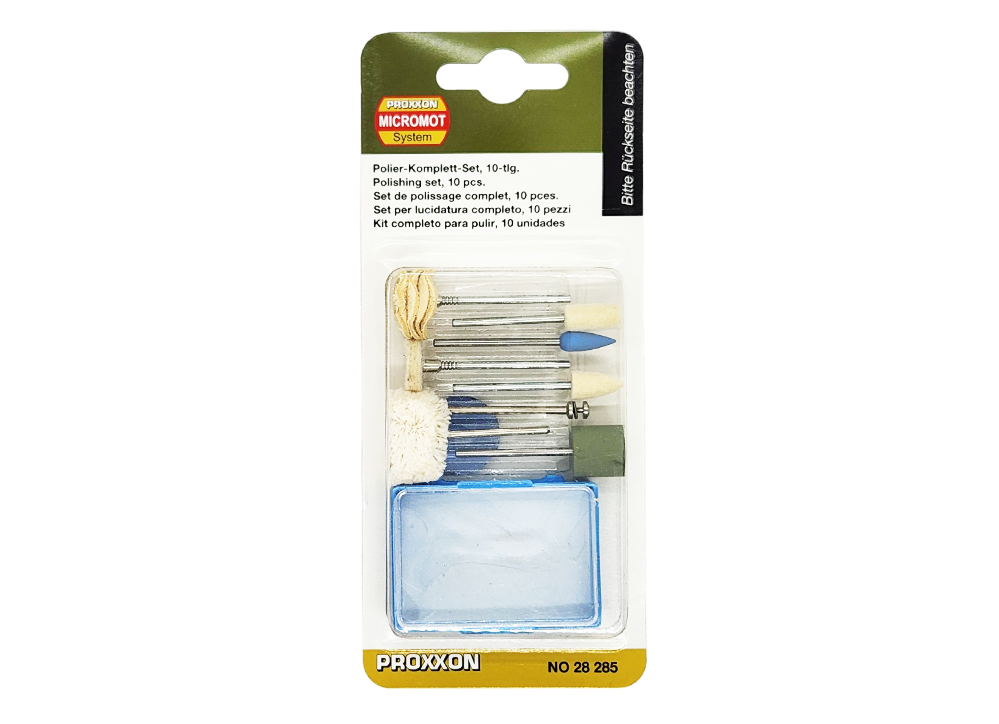 PROXXON 10-Piece Polishing Set for Rotary Tools