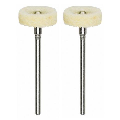 PROXXON Felt Polishers 16mm Cylindrical Pack of 2