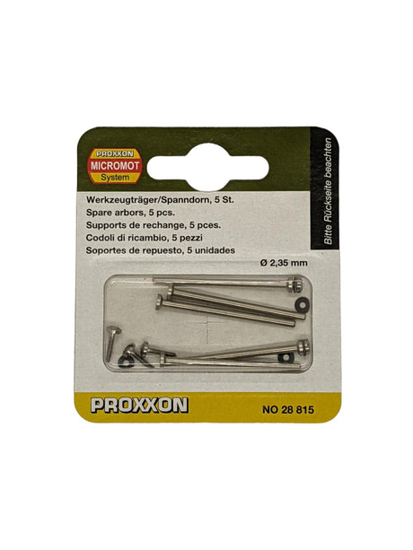 PROXXON Pack of 5 Replacement Arbors for MICROMOT System Rotary Tools