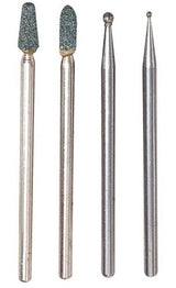 PROXXON 4-Piece Glass Working Bits Set for Rotary Tools