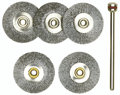 PROXXON 22mm Steel Cleaning Wheel Pack of 5 Suits MICROMOT Drill Grinders