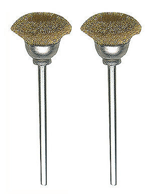 PROXXON 13mm Brass Cleaning Cone Pack of 2 Suits MICROMOT Drill Grinders