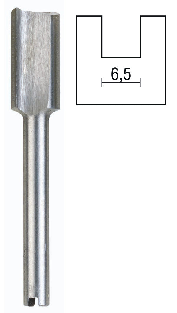 PROXXON Router Bit 6.5mm Slot Cutter For Micro Shaper