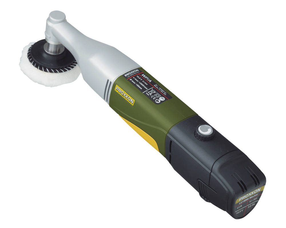 PROXXON MICROMOT WP/A Angle Polisher Kit Battery Powered Variable Speed