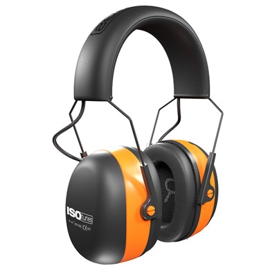 ISOtunes LINK 2.0 Safety Orange Helmet Mount Bluetooth Earmuff